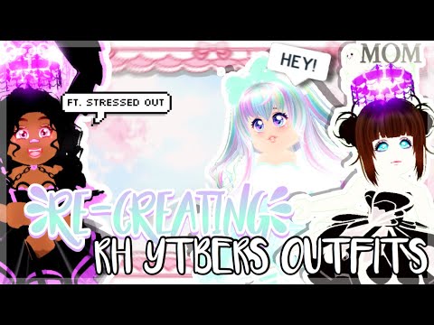 RE-CREATING ROYALE HIGH YOUTUBERS OUTFITS! | Royale High (Roblox) - YouTube