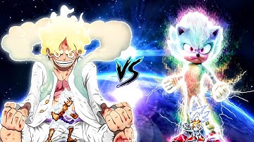 Wano Luffy V4 OP (all form) (New) VS Sonic Chaos OP (all form) in Jump Force Mugen