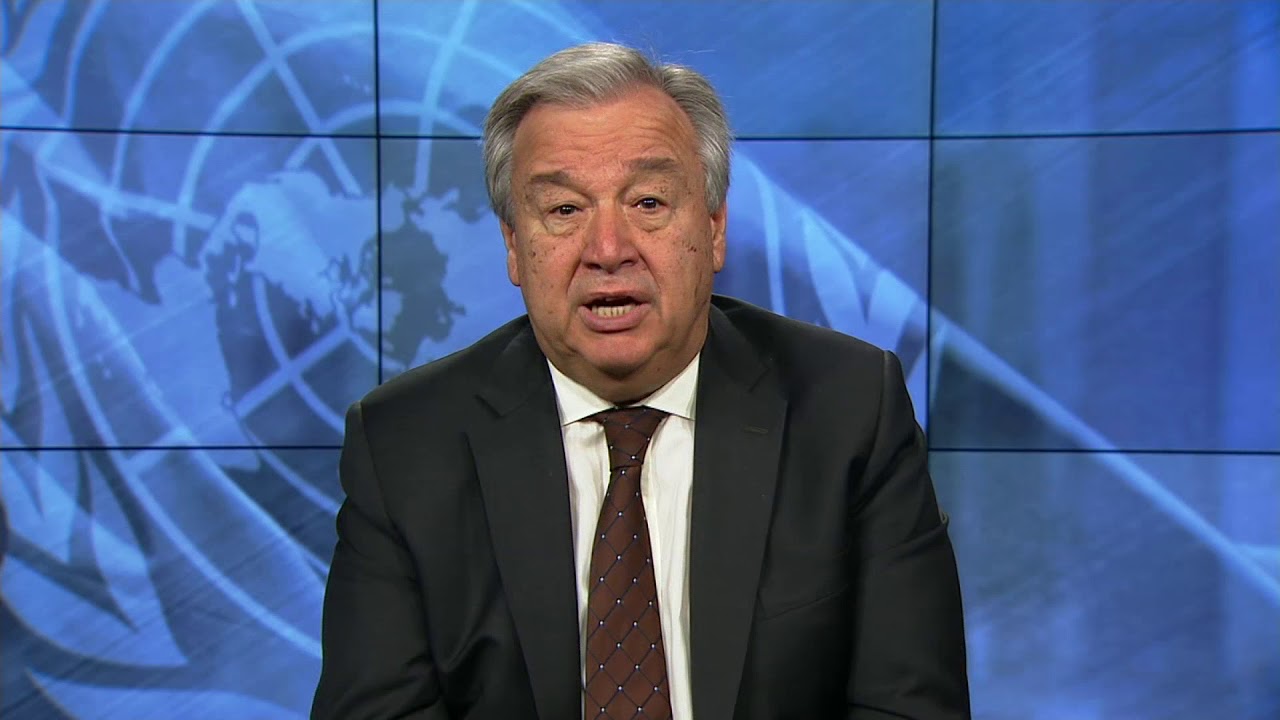 Video Message From United Nations Secretary General Antonio Guterres To Unispace 50 Youtube