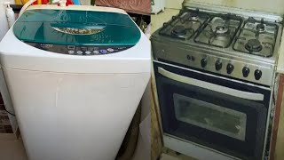 Second hand Washing machine samsung machine automatic cooking range for sale low price in pakistan