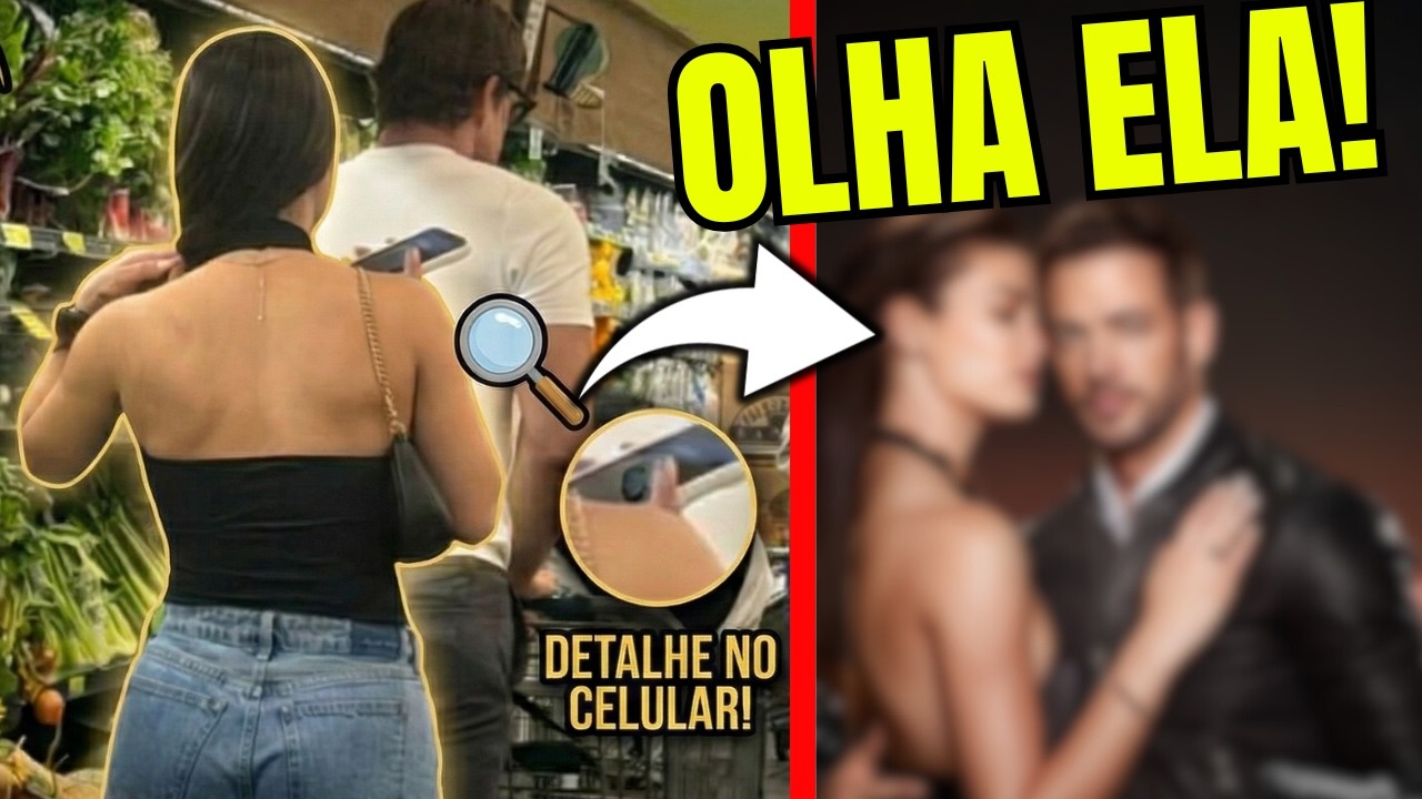 QUEM É A MULHER MISTERIOSA NO MERCADO COM WILLIAM LEVY? OLHA ELA!!!