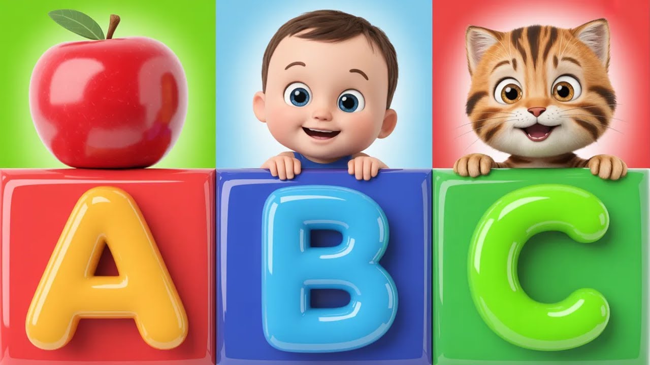 Preschool & Toddler Learning Video for 3 years olds - Learn Shapes, Letters, Numbers, Colors & More