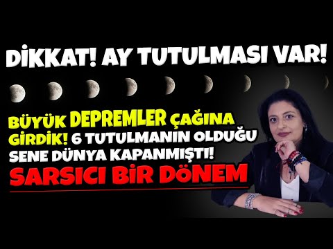 8 Kasım Ay tutulması | BÜYÜK DEPREMLER ÇAĞINA GİRDİK! Astrolog Neslihan Sultan