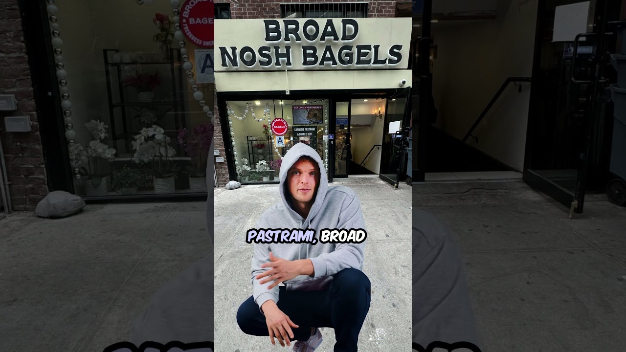 NYC’s Most Perfect Bagel? 🥯 Google Says 4.9 Stars! BAgels Near Me #bagel #Burger #breakfast Broad Nosh Bagel Deli Catering NYC