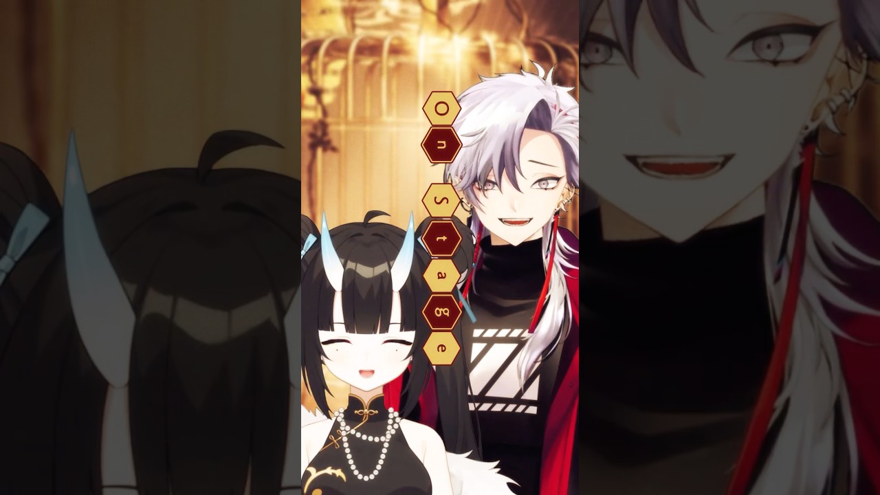 【オリジナル楽曲】の『On Stage』を 人外#vtuber 同士で #歌ってみた !【月白刻人 × 鬼麗リュカ】