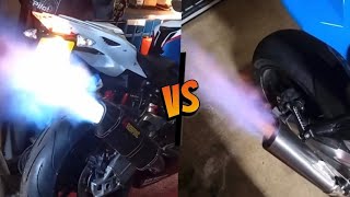BMW S1000RR Exhaust System Sound Comparison | AKRAPOVIČ vs BROCK'S