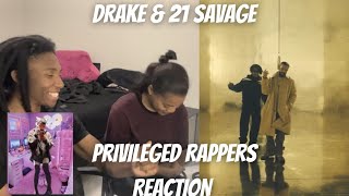 Drake \& 21 Savage - Privileged Rappers | A COLORS SHOW REACTION