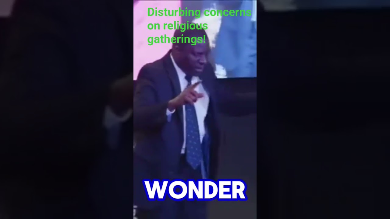 Disturbing concerns on religious gatherings!