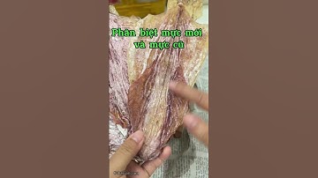 Phân biệt mực khô mới với mực cũ – Nhìn 1 lần là biết ngay!