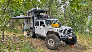 Jeep Gladiator Truck Camper UPDATE & Off Grid BougeRV Air Conditioner Test