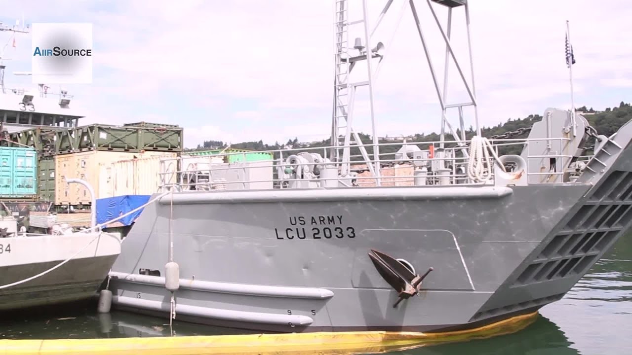 Refueling Landing Craft Utility Lcu 33 Port Of Tacoma Part 1 2 Youtube