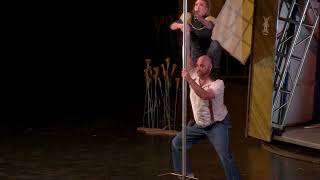 Perch pole full act with Cirque Mechanics