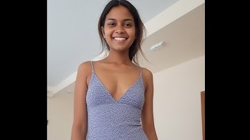 Naomi in a hip sun dress 