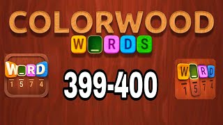 COLORWOOD WORDS Cryptogram level 399 400