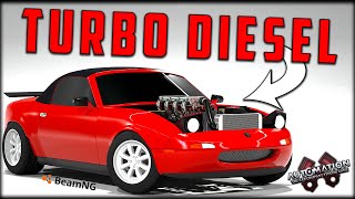 Turbo Diesel In A Miata ~ Automation - BeamNG by TwinTurBros 38,982 views 1 year ago 15 minutes