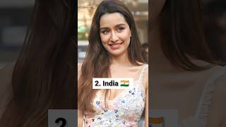 Top 10 Countries With Most 😍 Beautiful Women in the World 💞 #2023  | #beautiful  #ytshorts #shorts