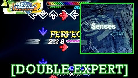【DDR UNIVERSE 2】 Senses / JT.1UP [DOUBLE EXPERT] 譜面確認＋Play