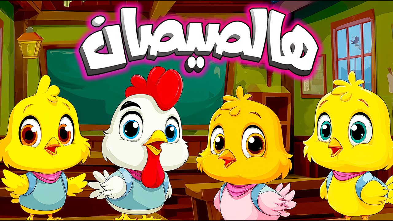 أغنية هالصيصان شو حلوين اول يوم مدرسه ومجموعة من أغاني الحيوانات - #اغاني_اطفال #اطفال #بيبي #كرتون