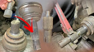 How to repaired broken drive cv joint 2 pics repair & gli car front wheel drive cv joint repair