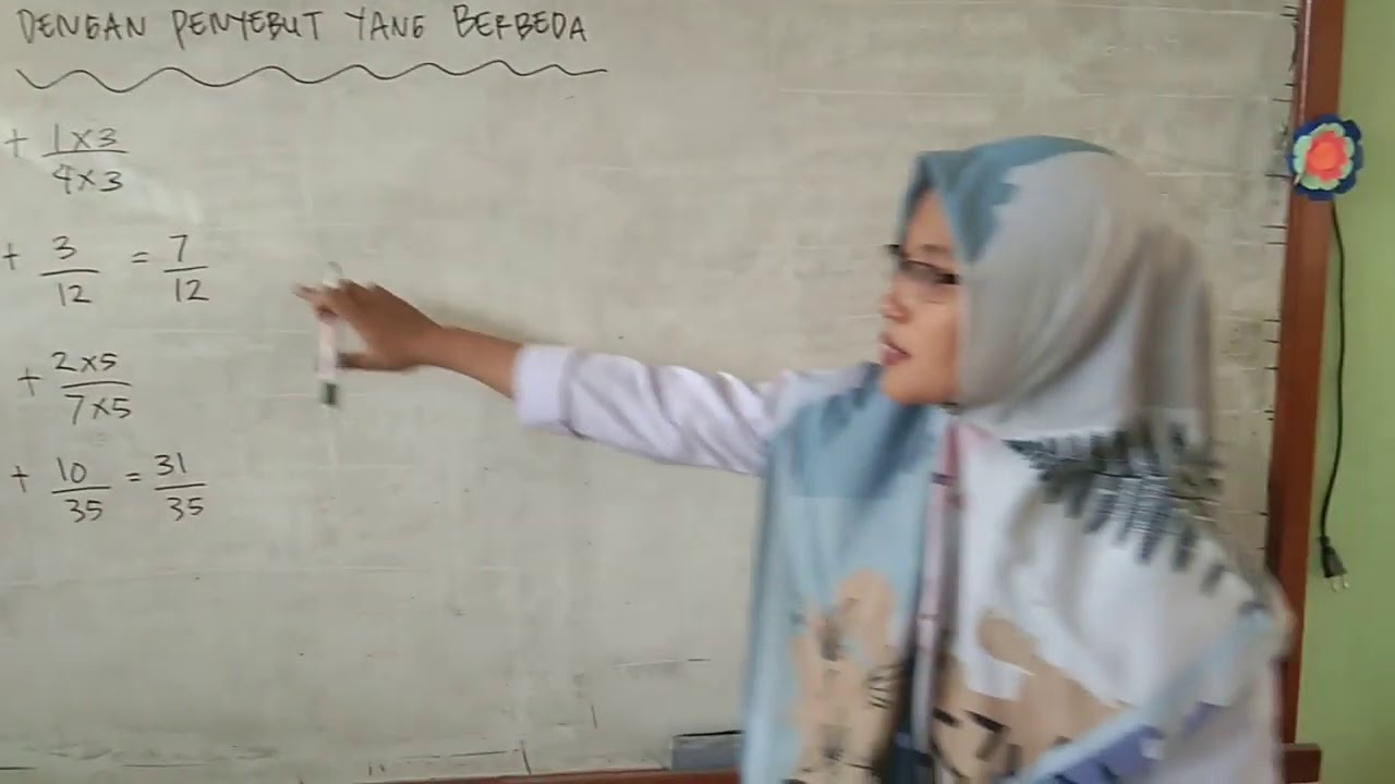 Penjumlahan Pecahan Dengan Penyebut Yang Berbeda 