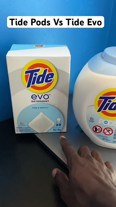 Tide Pods Vs Tide Evo, which do you think will clean better, full review coming soon!!! #tidepods