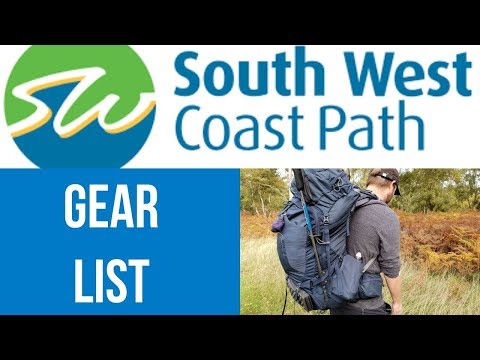 South West Coast Path Gear List