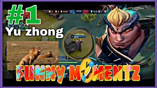 Mobile legends WTF Funny Moments || Yu Zhong#funnymoments #funny#funnyvideo #mobilelegends #mlbb