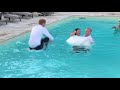 CRAZY! JUMPING IN A POOL IN MY WEDDING DRESS | Travel Vlog