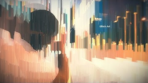 After Effects Template: Glitch Art - Abstract Slideshow
