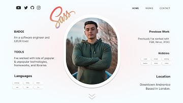 Build Amazing Header Section Using HTML & SCSS #huxnwebdev