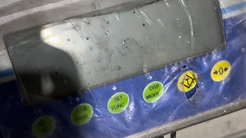 Calibration adjustment of a ADAM , AE403