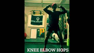 Knee to Elbow Hops - Hotel Athlete Workout Exercise