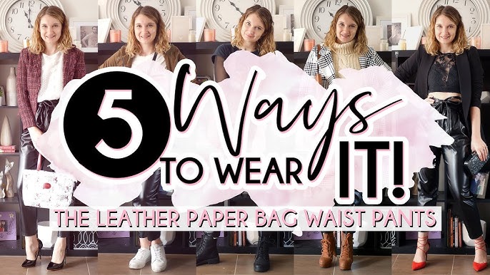 20 Style Tips On How To Wear Paper Bag Waist Pants 