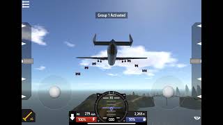 Carpet bombing with unique technique (SimplePlanes)