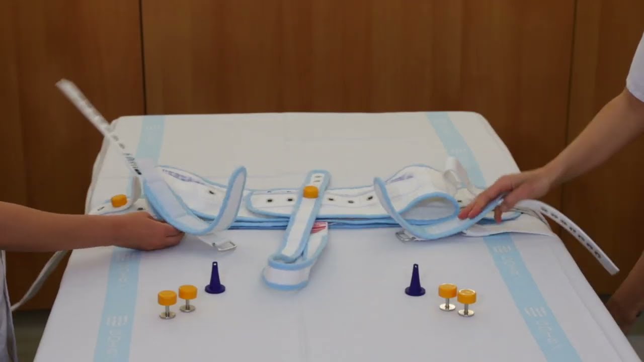 Preparación de una cama para contención mecánica