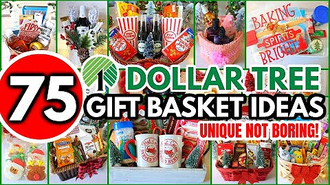 $1 DOLLAR TREE GIFT IDEAS┃last minute GIFT DIYs & BASKETS for 2022 🎄