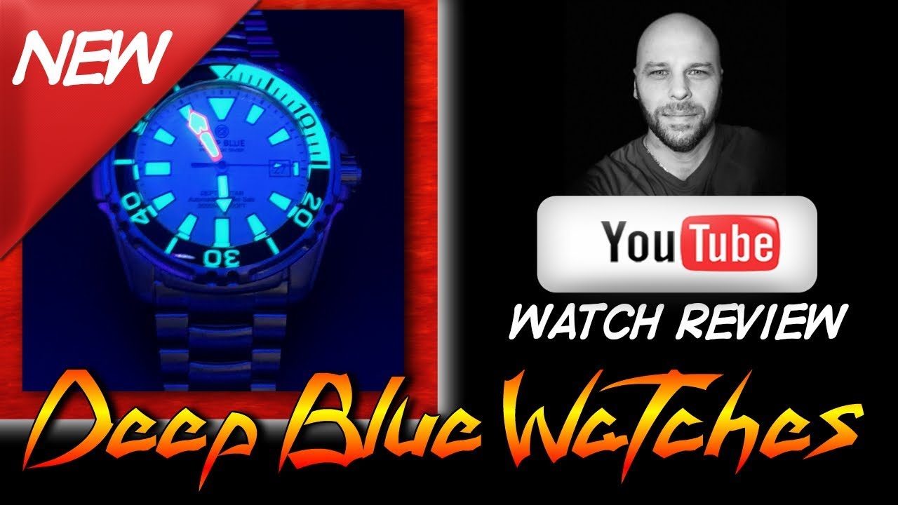 Deep Blue Dive Watch Review Watchgang Platinum November 2017 YouTube