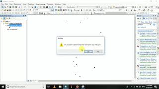 How to convert one projection to another by using Arc map 