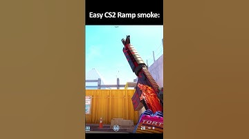 Easy CS2 Ramp smoke! 😯 #cs2 #counterstrike2