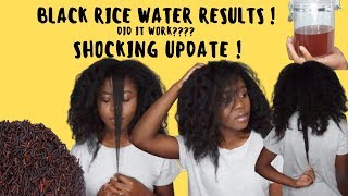 SHOCKING 30 DAYS BLACK RICE WATER UPDATE // RESULTS #ricewater #ricewaterresults #blackricewater