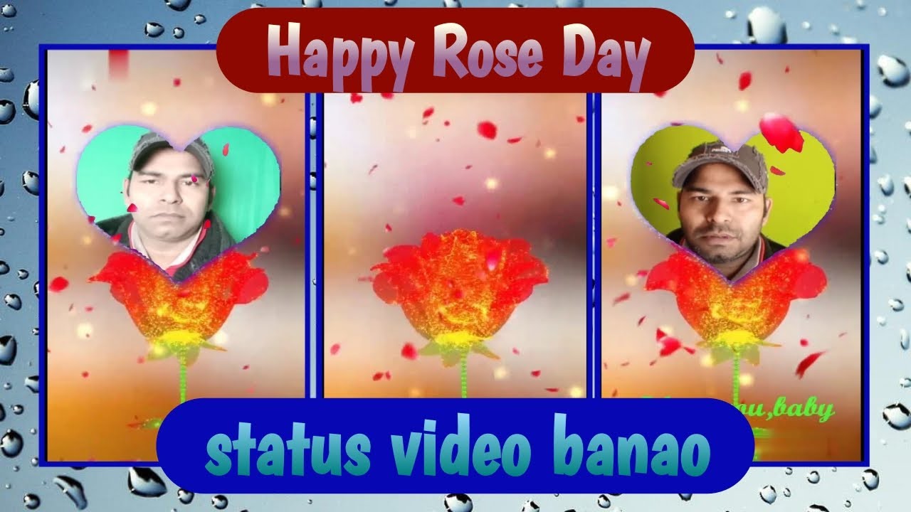 Happy Rose Day Status Video ||New Reels Viral ||  Kinemaster Tutorial.
