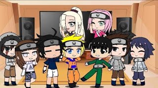 Naruto y sus amigos reaccionan a sus tik tok( parte 2 UwU) corto 👊😔