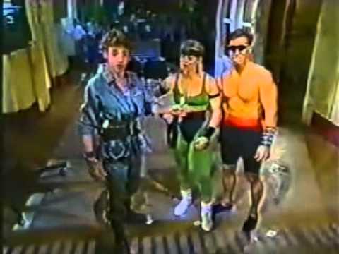 TV Show 'Games Master' with Sonya and Johnny Cage   Mortal Kombat (1992)