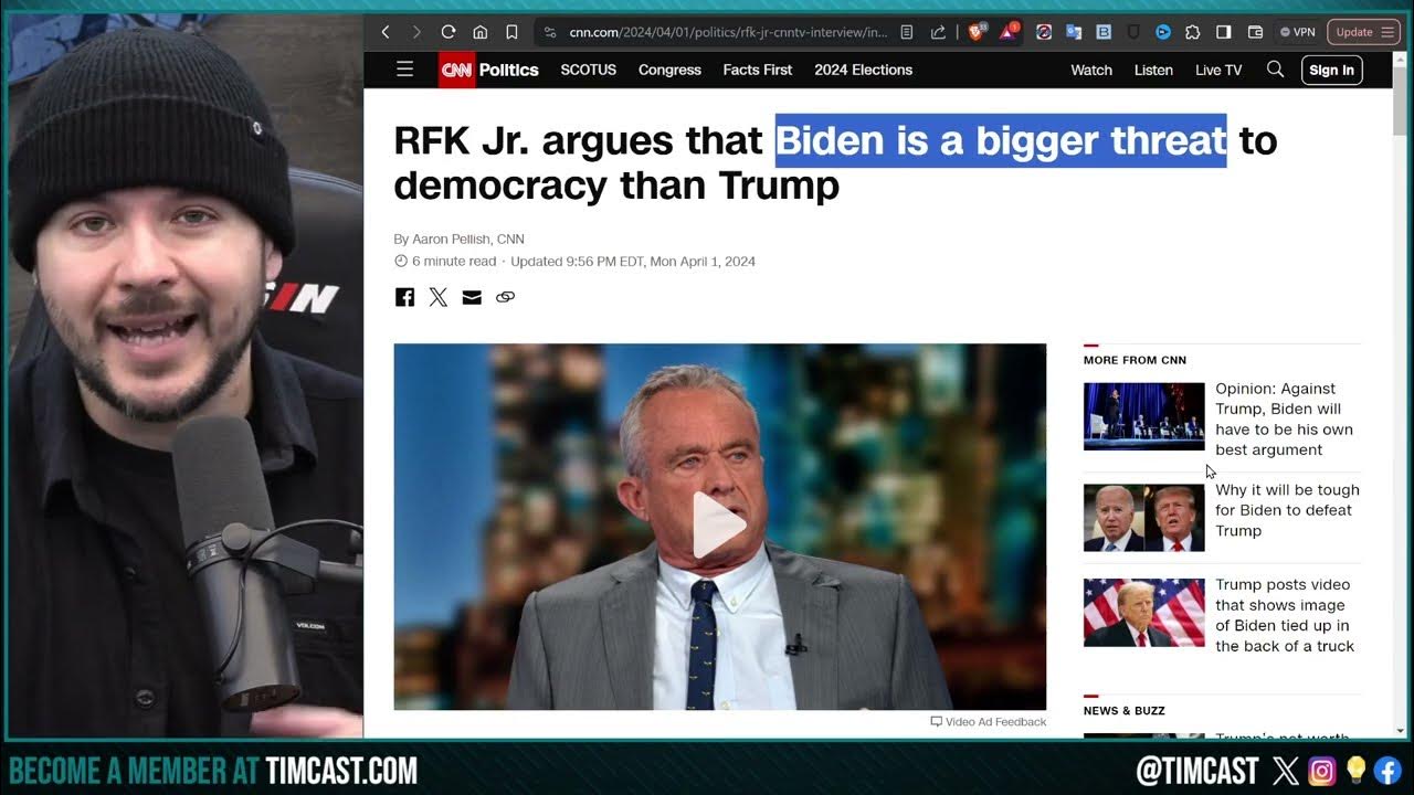 RFK Jr WARNS Biden BIGGER THREAT Than Trump, Matt Taibbi Explains Why DEMOCRATCS Are WORSE Than GOP