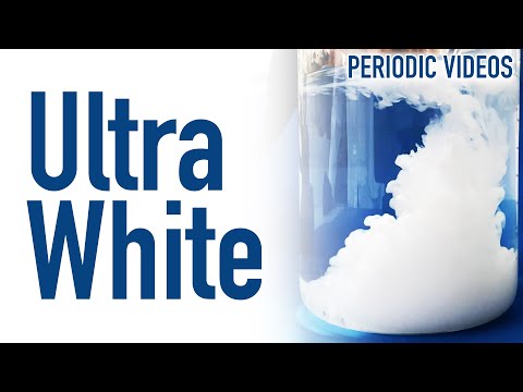 Ultrawhite Paint (with Barium Sulfate) - Periodic Table of Videos