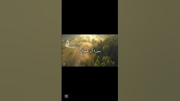 من الآية ١٩٢ إلى الآية ١٩٣ من سورة آل عمران بصوت القارئ ياسر الدوسري