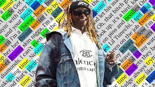 Lil Wayne, Lyfestylë | Rhyme Scheme Highlighted