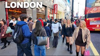 Oxford Street on a Busy Saturday | London Shopping Madness 🇬🇧🛍️ October 2025 | London Walk 4K