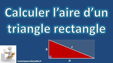 Aire du triangle rectangle