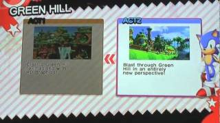 Sonic Generations: Green Hill Zone E3 2011 Walkthrough